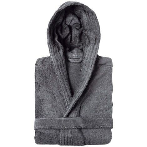 Peignoir adulte à capuche PURE Capuche Courte XXL