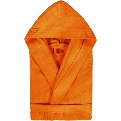 Peignoir adulte à capuche COOL en velours XL