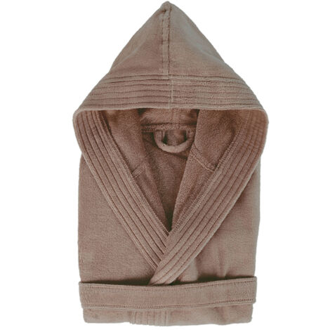 Peignoir adulte à capuche COOL en velours XXL