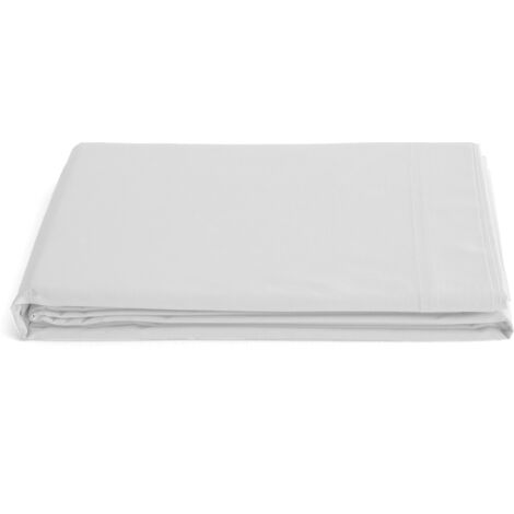 Drap plat uni percale de coton MANOIR 240x300 cm