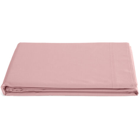 Drap plat uni percale de coton MANOIR 180x290 cm