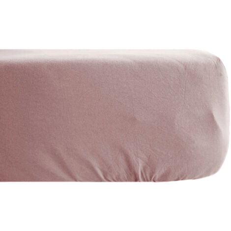 Drap housse coton lavé PALACE 90x190 cm (1/5)