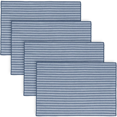 Lot de 4 sets de table coton LILI (1/5)
