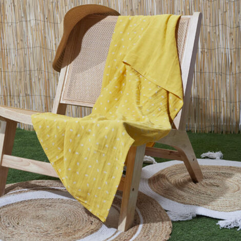 Plaid en gaze de coton collection LUCIE