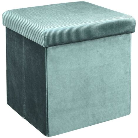 Pouf côtelé et velours collection DIANE (1/5)
