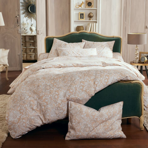 Parure de lit percale de coton collection PALAZZO Taie 65x65 cm 260x240 cm (1/5)