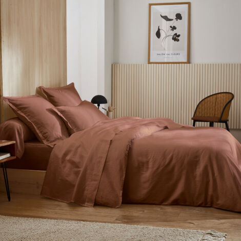Parure de lit satin de coton GRAND HÔTEL Taie 50x70 cm 240x220 cm (1/5)