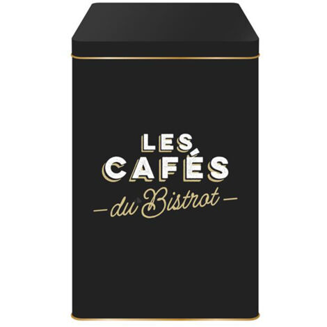 Boite de rangement à café en métal AU BISTROT Café (1/2)