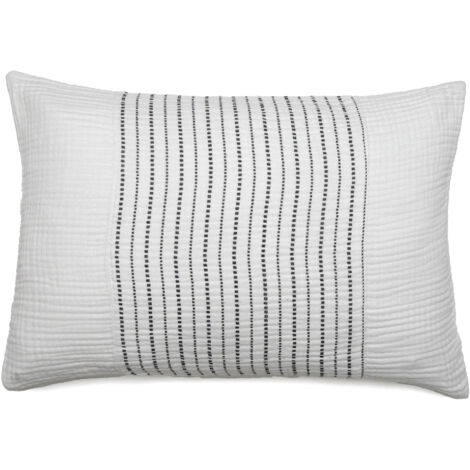Housse de coussin mousseline de coton IMANI 50x70 cm