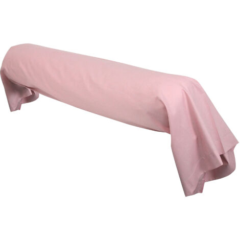 Taie de traversin uni coton ALTO 185x43 cm