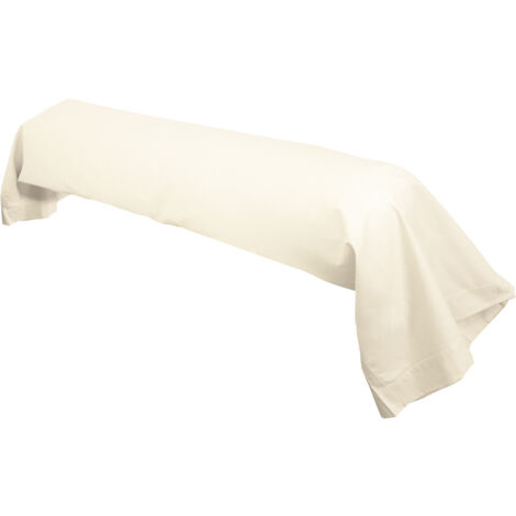 Taie de traversin uni coton ALTO 140x43 cm