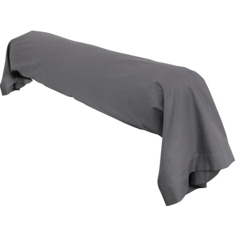 Taie de traversin uni coton ALTO 140x43 cm