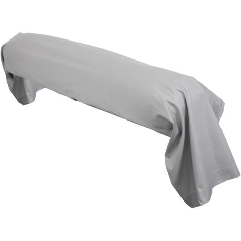 Taie de traversin uni coton ALTO 185x43 cm
