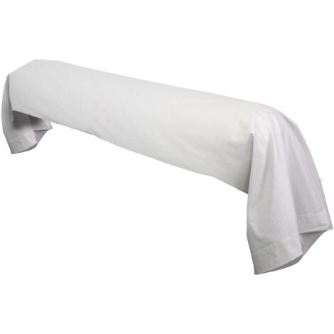 Taie de traversin uni coton ALTO 185x43 cm
