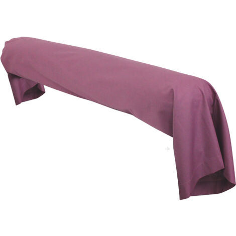 Taie de traversin uni coton ALTO 230x43 cm