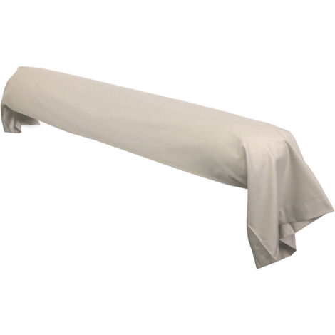 Taie de traversin uni coton ALTO 230x43 cm
