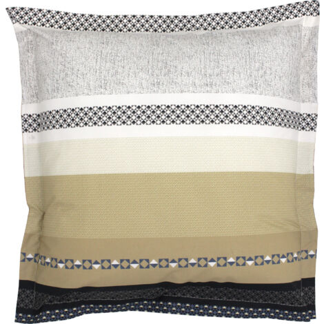 Taie d'oreiller percale de coton MARLOW 65x65 cm