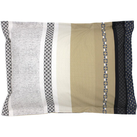 Taie d'oreiller percale de coton MARLOW 50x70 cm