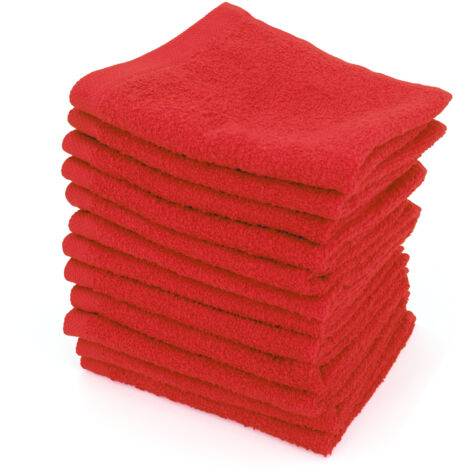 Lot de serviettes invité ALPHA 12 pièces 30x30 cm