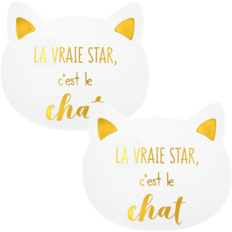 Set de table CHAT lot de 2 (1/3)