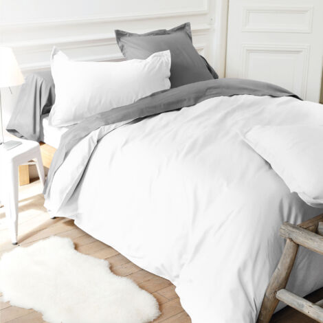Housse de couette uni coton ALTO 300x300 cm