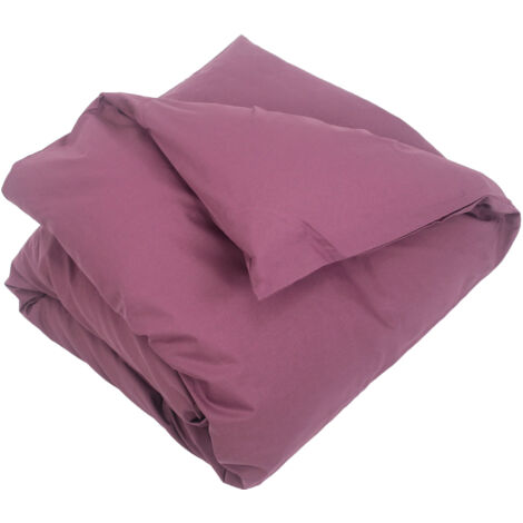 Housse de couette uni coton ALTO 260x240 cm (1/5)