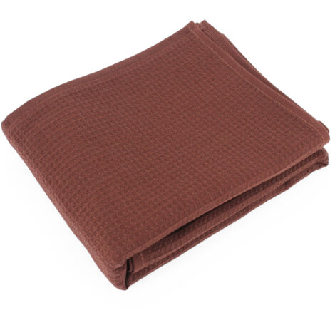 Drap de douche PURE WAFFLE nid d'abeille