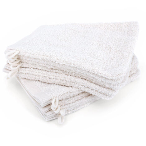 Lot de 12 gants toilette 16x21 ALPHA