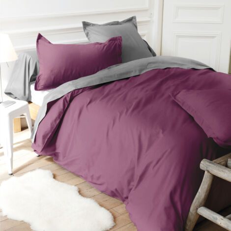 Housse de couette uni coton ALTO 140x200 cm