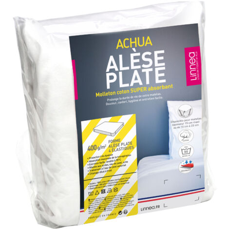Alèse plate molleton ACHUA Alèse plate 80x200 cm (1/5)