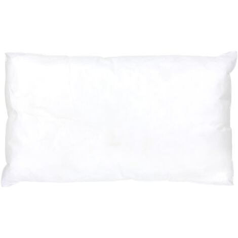 Coussin à recouvrir 60x40 cm – Garnissage 100% polyester FLOTEX® – Enveloppe intissé 100% polypropylène blanc – Confort ferme – Linnea