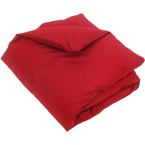 Housse de couette uni coton ALTO 260x240 cm (1/5)
