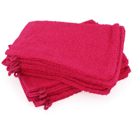 Lot de 12 gants toilette 16x21 ALPHA