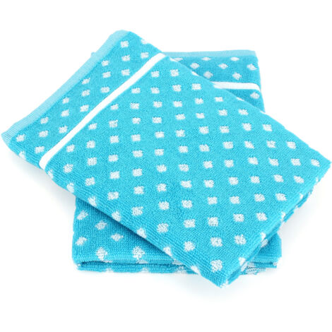 Lot de 2 torchons cuisine éponge DOTS (1/5)