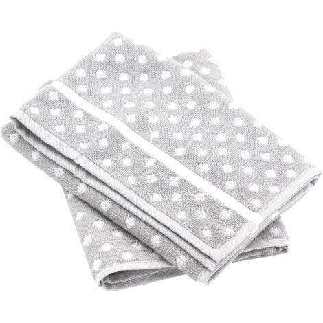 Lot de 2 torchons cuisine éponge DOTS (1/5)