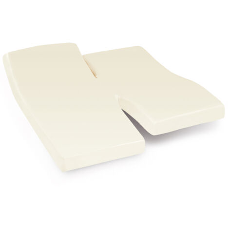 Drap housse relaxation uni coton ALTO - TPR Tête et pied relevable 2x80x200 cm (1/5)
