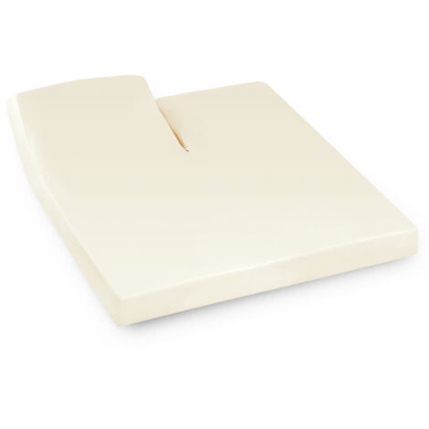 Drap housse relaxation uni coton ALTO - TR Tête relevable uniquement 2x70x190 cm (1/5)