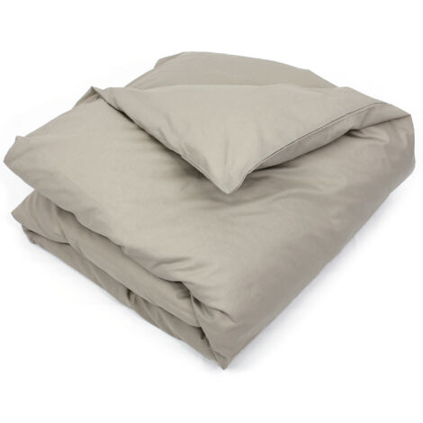 Housse de couette uni coton ALTO 280x240 cm (1/5)
