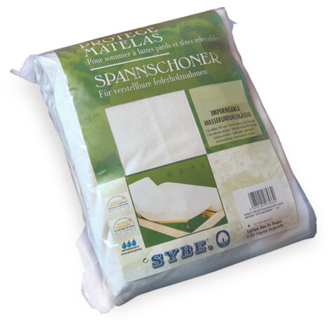 Protège matelas imperméable ANTONY lit articulé TPR Bonnet de 30 cm 2x90x190 cm