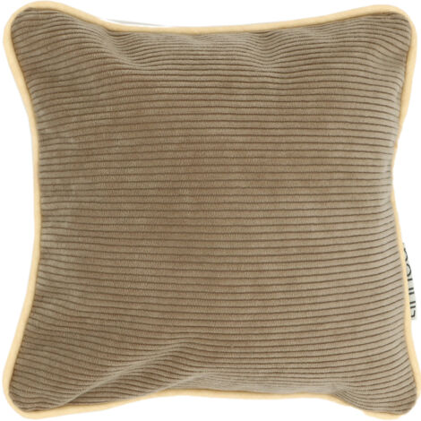 Housse de coussin STARSKY velours côtelé Carré 20x20 cm