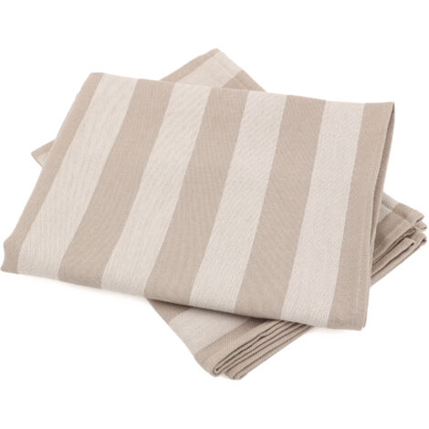 Lot de 2 torchons de cuisine toile coton PAT 50x70 cm