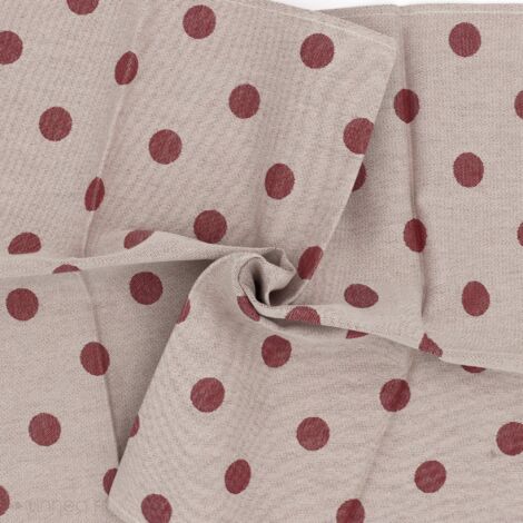 Lot de 2 torchons de cuisine éponge 50x50 cm coton spot bordeaux