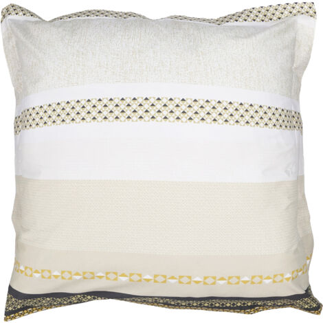 Taie d'oreiller percale de coton MARLOW 65x65 cm