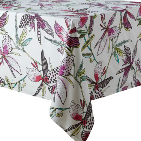 Nappe coton enduite PARADIS Rectangulaire 160x350 cm (1/5)