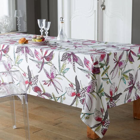 Fleur Jaune Nappe Carrée 180x180 cm Nappe Imperméable pour