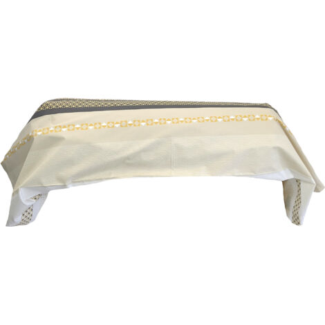 Taie de traversin percale de coton MARLOW 140x43 cm