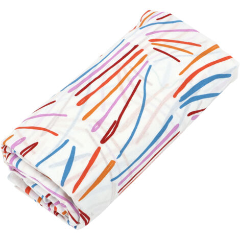 Drap housse imprimé coton PERROQUET Bonnet de 40 cm 140x200 cm (1/5)