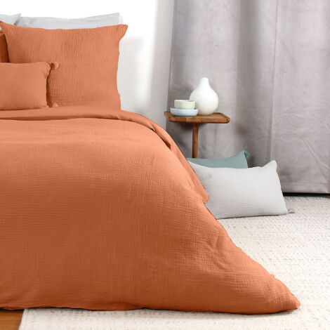 Parure de lit GAZGAZ double gaze de coton 140x200 cm (1/5)