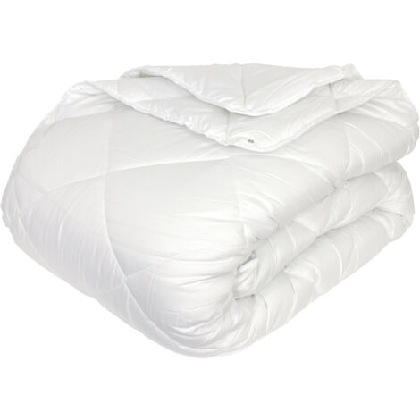 Couette polyester COCOON fibre creuse siliconée 4 saisons 300x240 cm