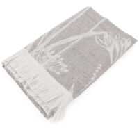 Serviette de toilette coton 50x100 cm collection DRY DANDELION beige